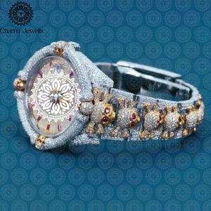 Charm Jewells – montre mécanique de luxe pour hommes, en acier inoxydable, boîtier carré, cadran analogique de 40mm, verre, fermoir papillon, 10 bars, date automatique - Product Image 4