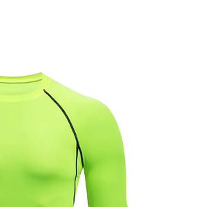 T-shirt de compression urbain personnalisé avec coupe ajustée et production sous marque privée pour les marques modernes de vêtements de sport urbains - Product Image 6