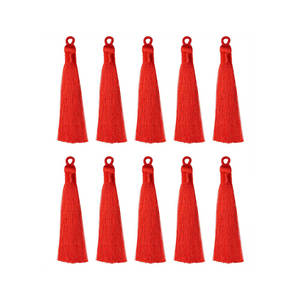 Borlas de Hilo Metálico Ligeras de Nuevo Diseño Hechas en Pakistán, Precio Económico, Servicios OEM - Product Image 1