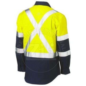 Men Industrial Breathable <b>Flame</b> Resistant Work Wear FR Welding Work <b>Shirt</b> CAT2 Fire Resistant Welding <b>Shirts</b> Long Sleeve - Product Image 3