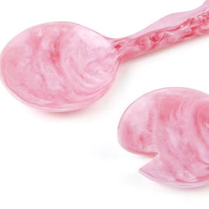 Elegante Cuchara de Resina con Mango Largo, Hecha a Mano, Accesorio de Comedor para Servir Bocadillos, Remover Bebidas y Regalo de Colección - Product Image 1