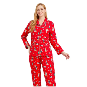 Pijamas Ligeros Estampados de Manga Larga para Mujer, Último Diseño, Cómodos y de Calidad Premium - Product Image 6