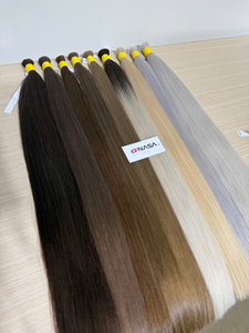 ผมต่อแท้ 100% เกรดพรีเมียม สีน้ำตาลเข้มธรรมชาติ แบบตรง เวียดนาม ยี่ห้อ Nasa Hair Luxury  แบบยกมัด  จัดเรียงเกล็ดผม - Product Image 6