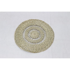 Natural Seagrass Handmade <b>Round</b> 350mm Eco-friendly Country Style <b>Placemat</b> - Product Image 2