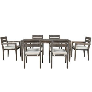 Set Tavolo e Sedie da Esterno in Legno di Acacia per Patio, Balcone o Giardino - Product Image 5