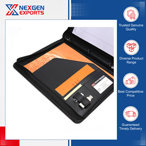 Classeur à 3 anneaux multifonctionnel de style luxueux, qualité supérieure, origine Inde, Nexgen Exports - Product Image 2