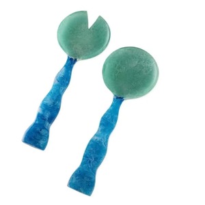 Cuchara de Servir Reutilizable de Resina Hecha a Mano de Lujo TCE, Cubertería Ecológica, Vajilla Decorativa Personalizable, Regalo para el Hogar y la Cena - Product Image 3