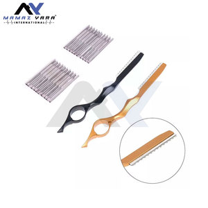 Navajas de Peluquería Personalizadas al por Mayor de Alta Calidad con Logotipo Personalizado, Navaja Profesional Cómoda para Afeitar y Entresacar Cabello - Product Image 5