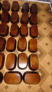 Vellet COLOUR 15-25cm ชามแป้งไม้มะม่วงขัดเงาสำหรับตกแต่งบ้านเทียนหัตถกรรม saniya - Product Image 5