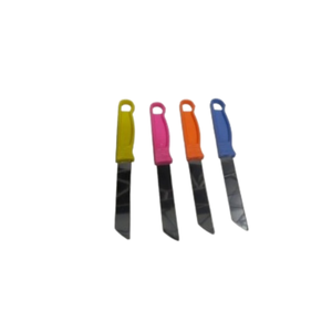 Juego de 4 Cuchillos de Cocina de Acero Inoxidable con Hoja Dentada para Verduras y Frutas, Mango de Plástico, 3 y 5 Pulgadas, Cortador de Alimentos, Cuchillo Multiusos - Product Image 2