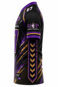Camiseta Deportiva Personalizada para Fanáticos del Fútbol Americano, Corte Regular para Hombre, Sublimada, de Poliéster - Product Image 3
