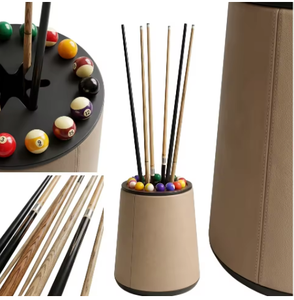 Soporte de Taco de Billar Portátil de Lujo Envuelto en Cuero PU, Marca Argmac, para Mesa de Billar y Snooker, Accesorios de Billar de Primera Calidad - Product Image 2