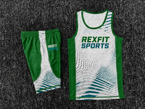 Ensemble de maillots de basket-ball unisexe |   Débardeur respirant 100 % polyester à col en V, imprimé par sublimation, pour équipe, sans manches - Product Image 5