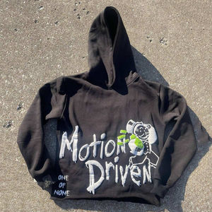 Pull-over 2026 en coton 100% pour homme, streetwear d'hiver, uni, 410 g/m², impression en relief, coupe classique, personnalisé, écologique, haute qualité - Product Image 3