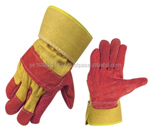Gants de sécurité confortables en cuir de vachette pleine fleur, certifiés CE, résistants à la chaleur, anti-coupure et antidérapants - Product Image 5