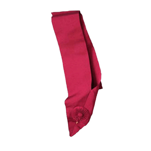 Écharpe de l'Ordre Royal d'Écosse en tissu moiré vert avec rosette, personnalisable selon la demande de l'acheteur - Product Image 1