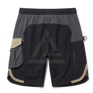 <b>Lightweight</b> Techwear <b>Shorts</b> For Men Multi Pocket <b>Cargo</b> Design With Zip Pockets Adjustable Waist Fit For Outdoor And Casual Wear - Product Image 2