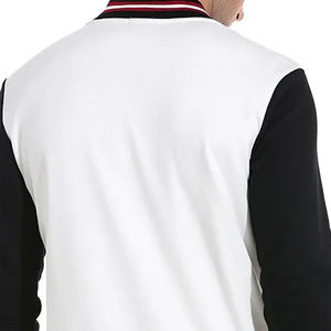 Wholesale Windproof <b>Canvas</b> Varsity <b>Jackets</b> for Men Women with Custom Logo Classic Letterman College Baseball <b>Jacket</b> Summer - Product Image 5
