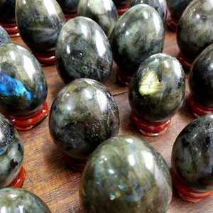 Vente en gros de pierres de labradorite naturelle de haute qualité, œufs de labradorite pour la décoration et les cadeaux - Product Image 5