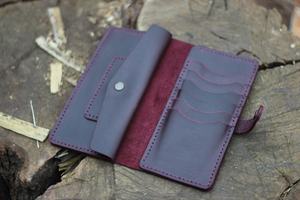 Popular Men's Long <b>Wallet</b> Leather Men's <b>Wallet</b> Wholesale Pockets Phone LSW-0055B - Product Image 2