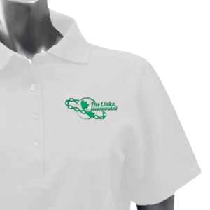 Polo The Links con Escudo Blanco, Polo Clásico de Algodón para Hombre, Logotipo Bordado, Uniforme Informal, Suministro al por Mayor - Product Image 2