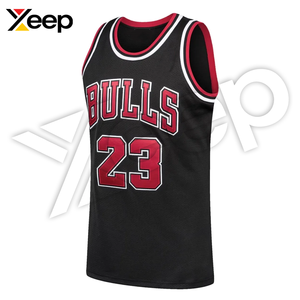 Maillot de basket-ball pour homme adulte personnalisé XEEP XC-BU-43, uniforme d'équipe haute performance, léger, respirant, en polyester, personnalisable - Product Image 2