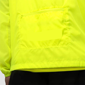เสื้อแจ็คเก็ตมีฮู้ดสีเหลืองนีออนสำหรับผู้ชาย แห้งเร็ว สปอร์ต กันลม น้ำหนักเบา เหมาะสำหรับใส่ในฤดูใบไม้ผลิ - Product Image 5