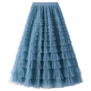 2026 Premium 100% Polyester Hot Sale Wholesale Women Fashion High Waisted Pleated Skirt UV Protection Breathable Anti-Bacterial - Product Image 1
