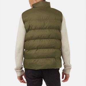 Customs Logo Man Winter Puffer Vest Winter Padded Warm Utility Vest Men Sleeveless <b>Bubble</b> Hooded Men Puffer Jackets Vest 2025 - Product Image 2