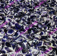 Batu Permata Chevron Amethyst Cabochon Berkualitas Tinggi Alami untuk Pembuatan Perhiasan Bersertifikat Pihak Ketiga Ukuran Dapat Disesuaikan FAIJAN 1