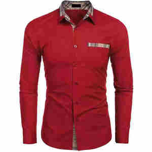 Camisas Formales e Informales de Franela para Hombre, 100% Algodón, Manga Larga, Logotipo Personalizado, Secado Rápido, Transpirables, Corte Ajustado, Botones de Cuerno - Product Image 6