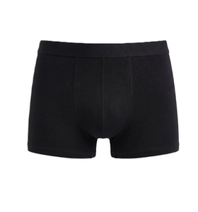 Calzoncillos bóxer para hombre, de cintura media, tejidos en algodón y spandex, transpirables, con diseño liso, de alta calidad, con logotipo personalizado. - Product Image 4