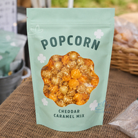 Sacs Doypack Personnalisés en Papier Kraft Mylar Givré avec Fermeture Éclair Hermétique pour Grains de Café, Thé, Popcorn – Emballage 250g, 500g, 1kg