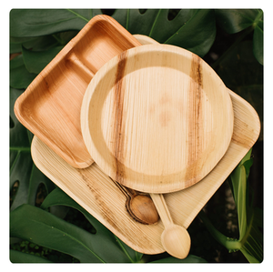 ชามใบปาล์ม Areca ที่ใส่ใจสิ่งแวดล้อม-เหมาะสำหรับการรับประทานอาหารและปาร์ตี้กลางแจ้ง! - Product Image 4