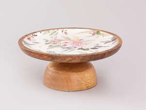 Handcrafted Eco-Friendly Reusable <b>Wooden</b> <b>Cake</b> <b>Stand</b> for Farmhouse Style Kitchen Decor Dishwasher Safe Wholesale in Bulk - Product Image 4