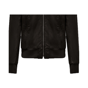 Men's Winter Leather <b>Jacket</b> Heated Reversible Design Waterproof Windproof Quick Dry Wool <b>Lined</b> Zipper Closure Multiple Front - Product Image 3