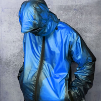Material Termosensible que Cambia de Color con el Calor, Reflectante, con Capucha, Cortavientos, Logotipo Personalizado, Alta Calidad, Ecológico, para Invierno