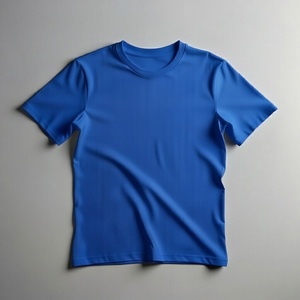 Camiseta unisex de algodón lisa con silueta holgada y hombros caídos. Camiseta de manga corta de algodón lisa para impresión y bordado. - Product Image 2
