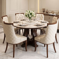 Meubles d'hôtel de Style américain, chaise de Restaurant Vintage gris rembourré