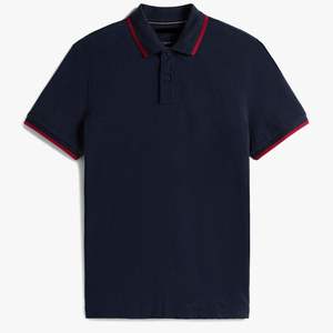 Chemise Homme en Jersey 100% Coton de Haute Qualité, Broderie Personnalisée, Séchage Rapide, Manches Courtes, Boutons, Logo Frontal Personnalisé, 200g - Product Image 1