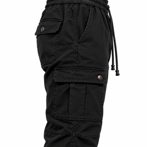 Pantalones Cargo Personalizados para Hombre con Cintura Ajustable, Tobillos con Puños y Bolsillos Funcionales para Ropa Urbana - Product Image 5