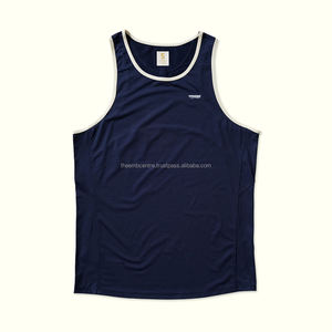 Débardeur solide pour hommes Stringer Fitness Singlet Sleeveless Workout Shirt Gym Undershirt Clothing - Product Image 3