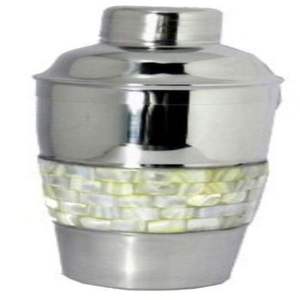 Shaker à cocktails en acier inoxydable de qualité supérieure avec nacre, capacité 500 ml, accessoires de bar, ensemble de préparation de cocktails sans alcool, modèle Kayna Export KY-12012 - Product Image 1
