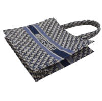 Allover Print New Laminated Canvas Shopping Bag Fashion Ladies Cotton Beach Grocery Bag Reusable Luxury Canvas Tote Bag