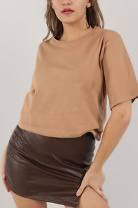 Camisetas Casuales de Mujer con Mangas Holgadas, 100% Algodón, Talla y Color Personalizables, Transpirables, Precio al por Mayor con OEM - Product Image 1