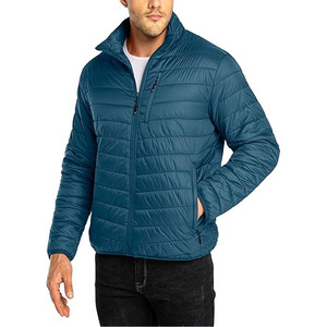 <b>Top</b> Quality Lightweight Quilted Puffer Custom Oversized Baggy Hooded Down Jacket for Men - Product Image 3