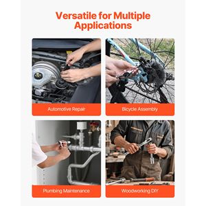 Set di Chiavi a Bussola da 163 Pezzi con Attacco da 3/8, 1/4, 1/2 Pollici, Metrico e SAE, Kit di Utensili Meccanici Profondi e Standard di Qualità - Product Image 3