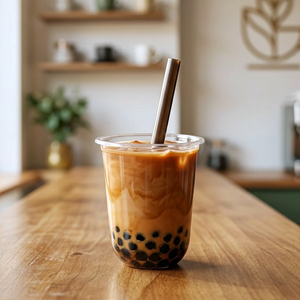 QUANG QUAN Hanoi 16 22 oz Transparent PP Single Wall Disposable Round <b>Drink</b> <b>Cups</b> with Lids for Bubble Tea & Coffee 95mm Diameter - Product Image 3