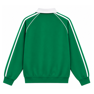 Sweat-shirt de rugby universitaire pour femmes Iota Phi Lambda, col polo, manches longues, broderie, pull décontracté, pull universitaire - Product Image 4