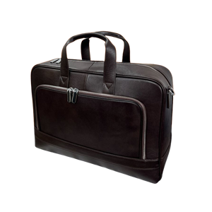 Bolso de Negocios de Cuero Suave para Hombre, Piel Genuina de Vacuno Premium, Cierre de Cremallera, 1.8kg Ligero, Tamaño Grande, 2 Compartimentos Independientes - Product Image 2